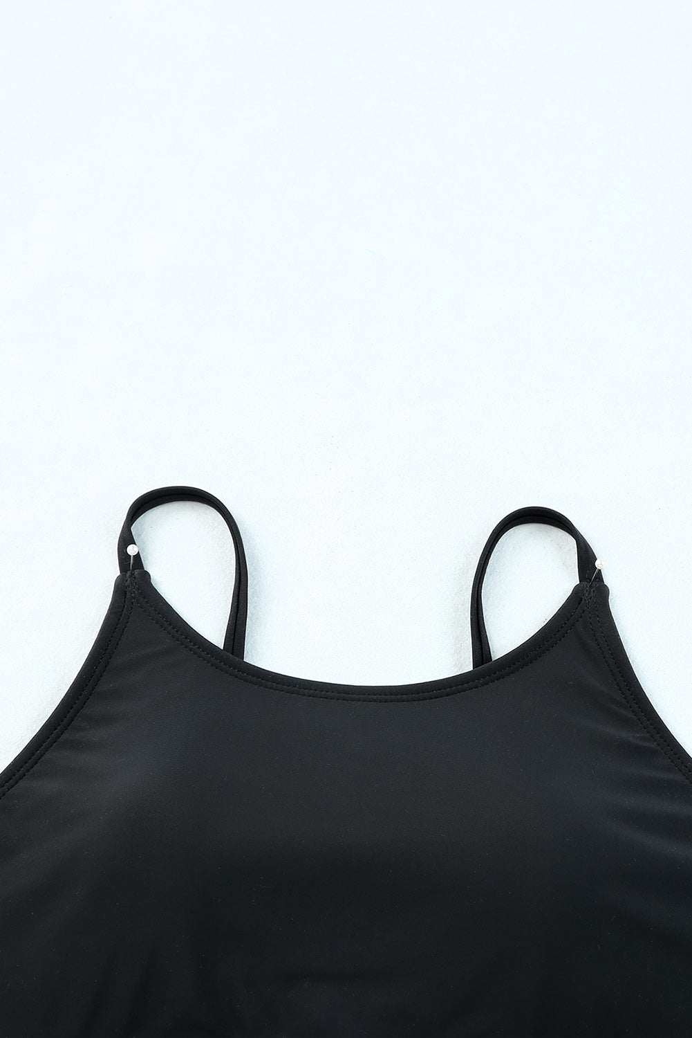 Black Rose Leopard Mesh Trim Bikini