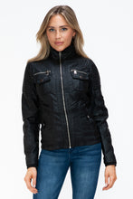 Load image into Gallery viewer, YMI Black Jacket with Fuzzy Hood
