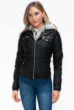 Load image into Gallery viewer, YMI Black Jacket with Fuzzy Hood
