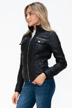 Load image into Gallery viewer, YMI Black Jacket with Fuzzy Hood
