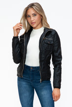 Load image into Gallery viewer, YMI Black Jacket with Fuzzy Hood
