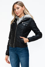Load image into Gallery viewer, YMI Black Jacket with Fuzzy Hood
