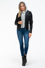 Load image into Gallery viewer, YMI Black Jacket with Fuzzy Hood
