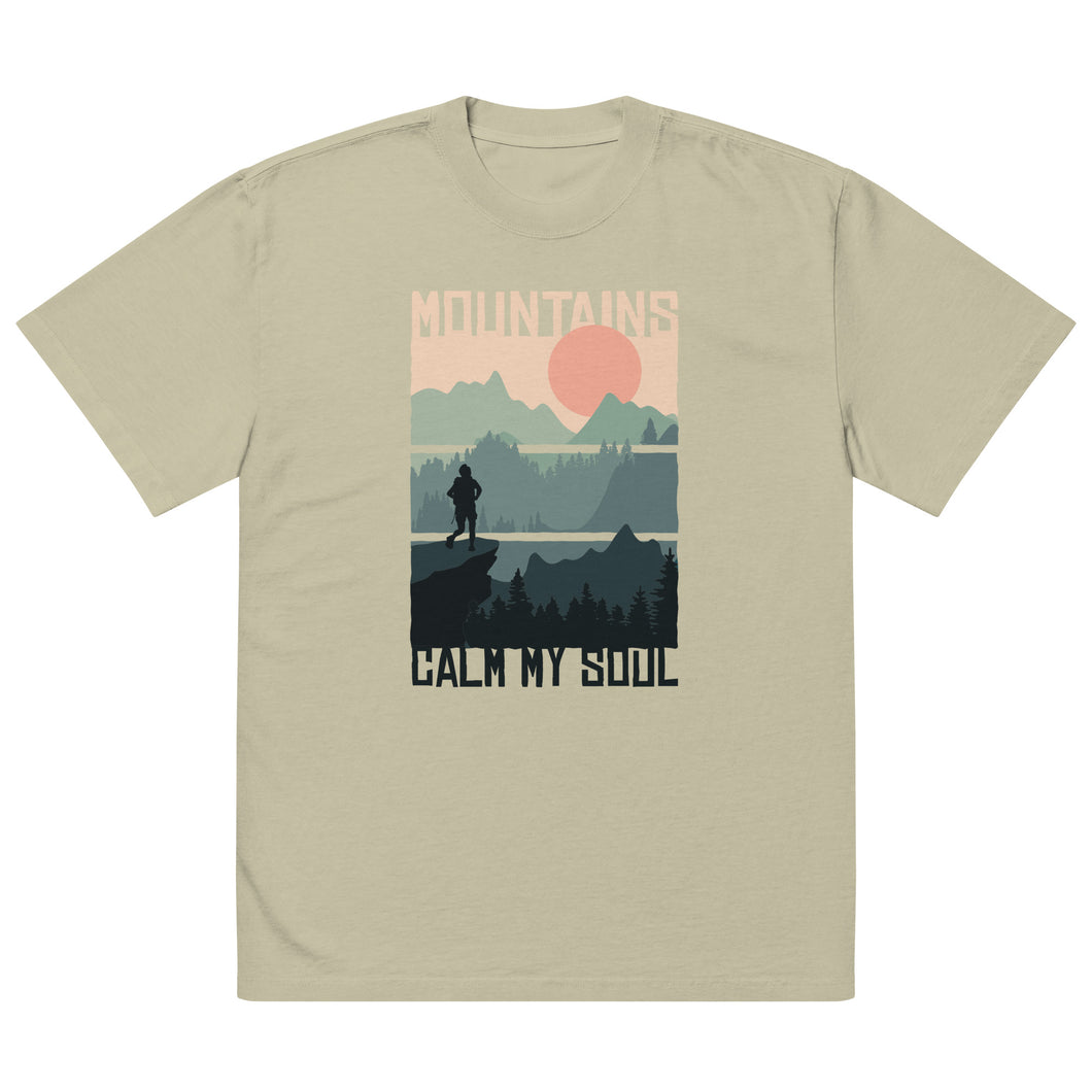 Oversized Unisex T-Shirt - Mountains Call